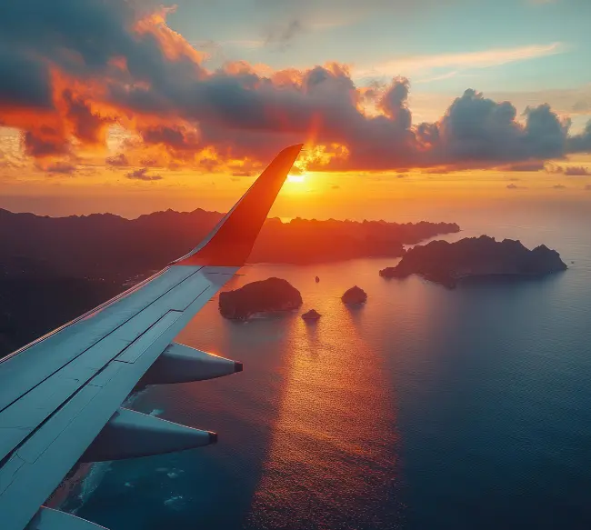 airplane view