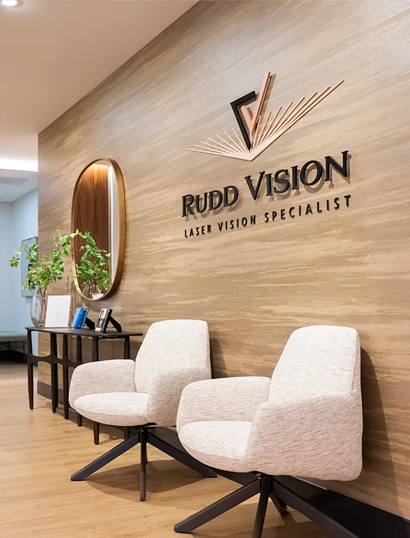 lobby area of Rudd Vision, Laser Vision Specialist