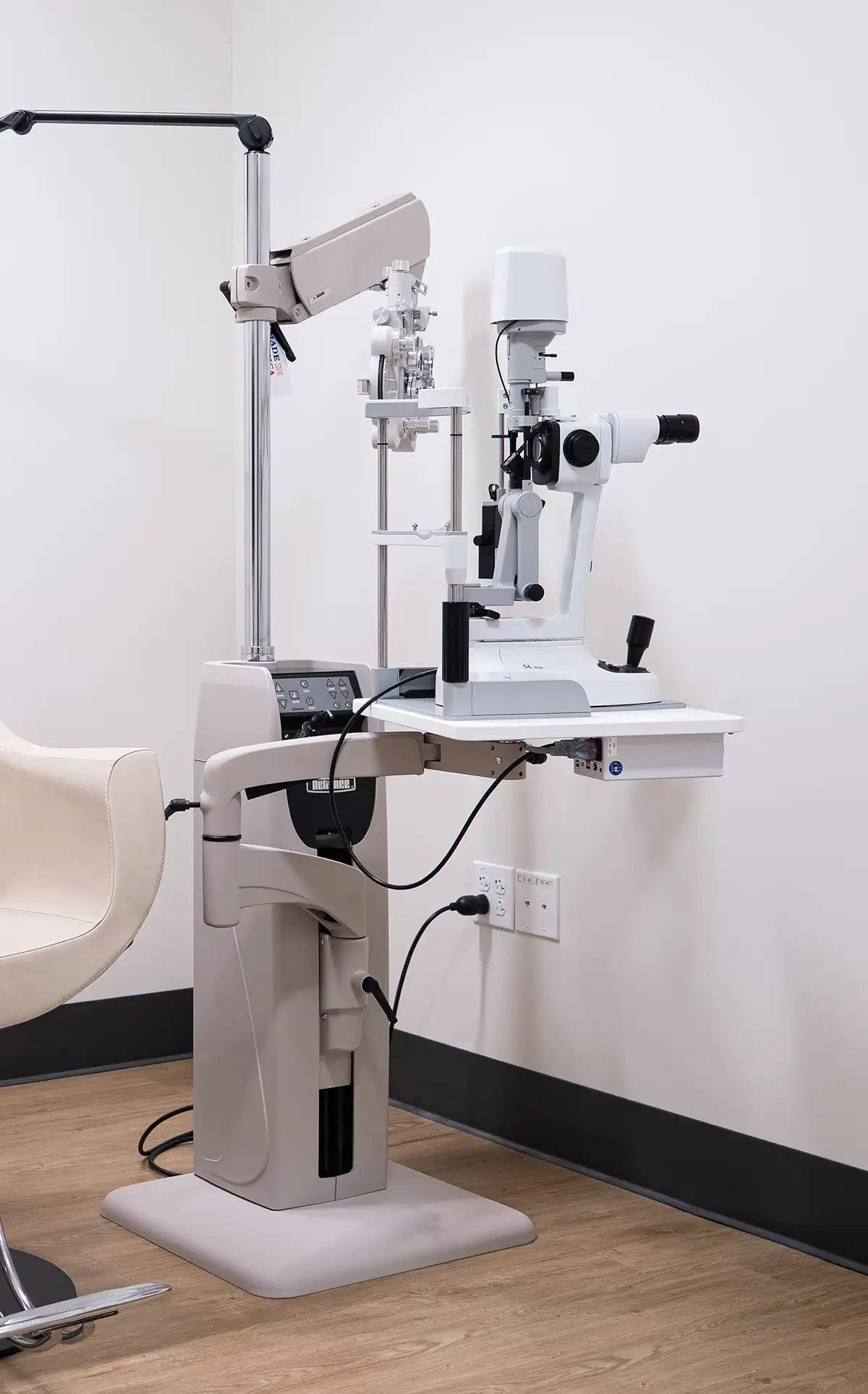 Exam device at Dr. Rudd's office