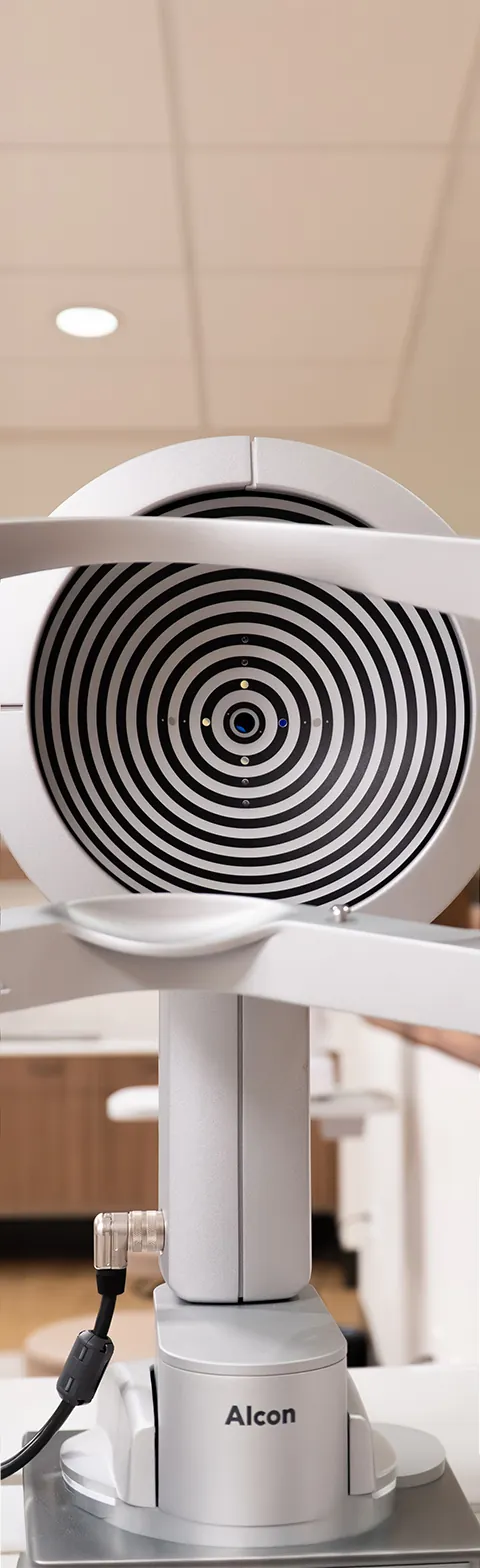 Alcon topolyzer corneal mapping system at Rudd Vision