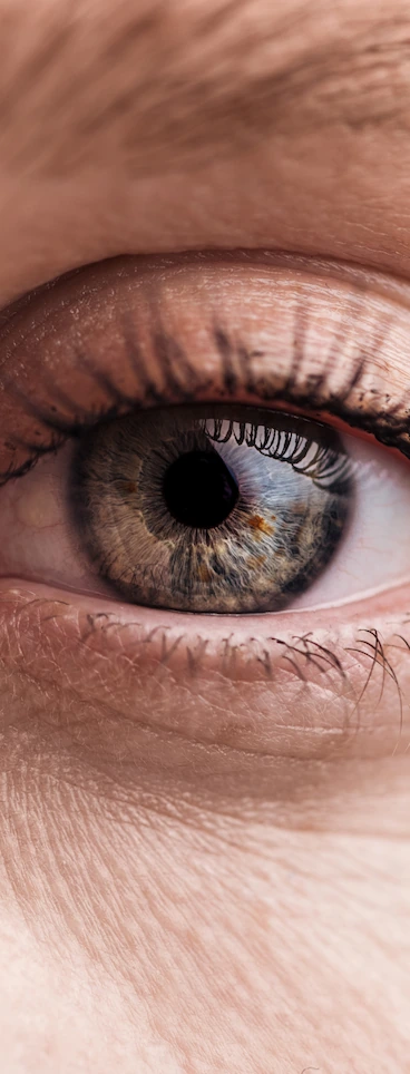 detailed eye of 20 year old